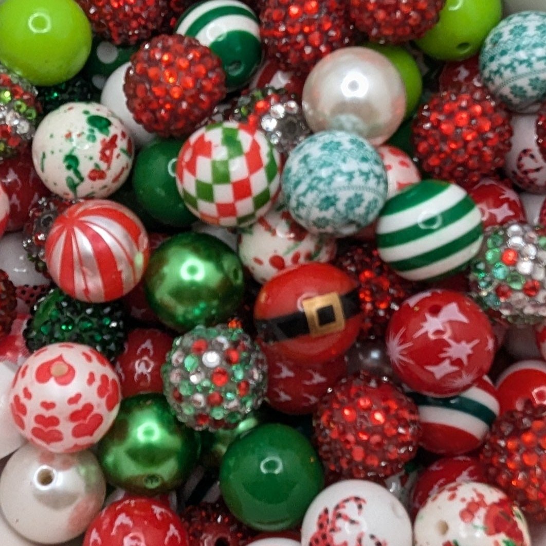 Christmas acrylic mix scoop