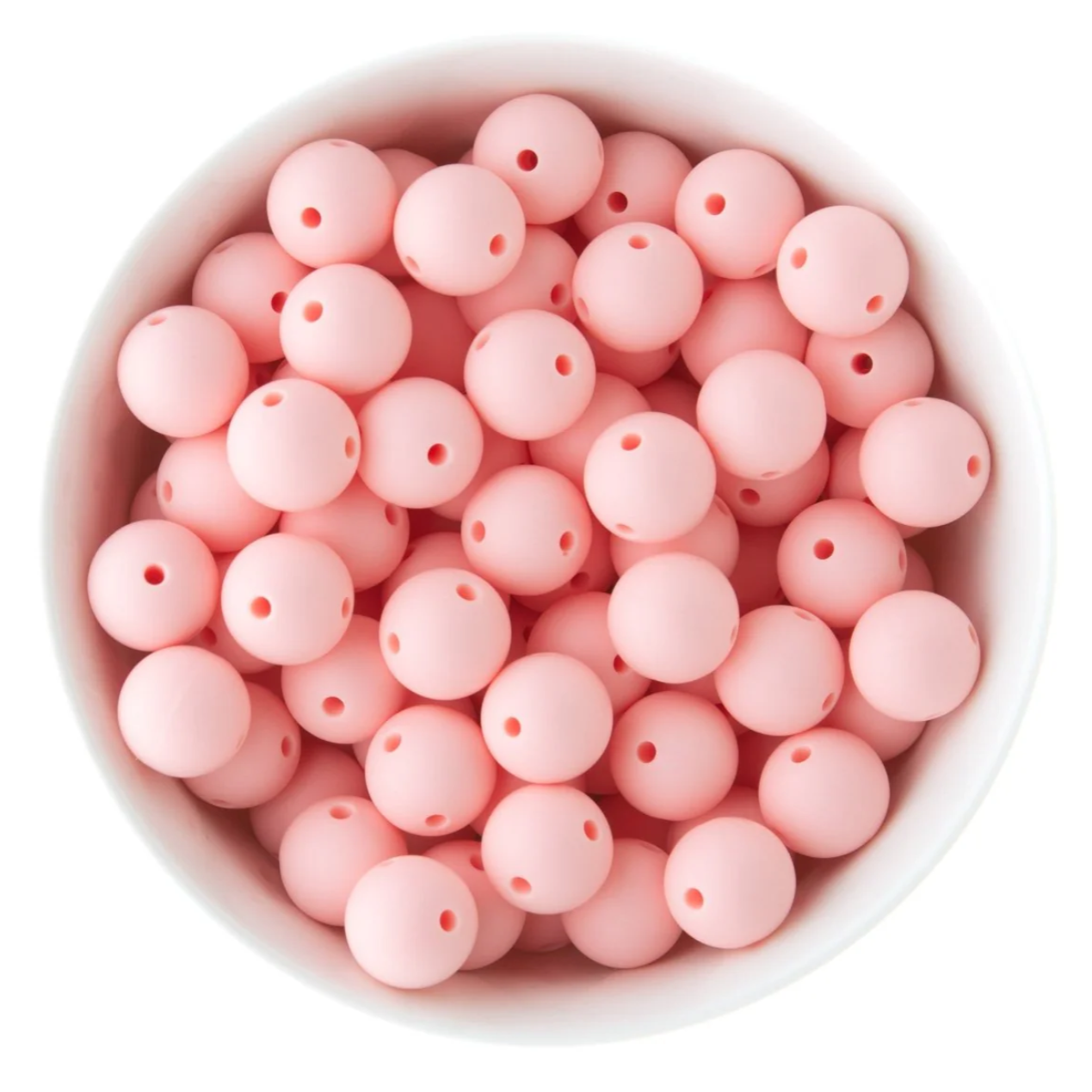 Four hole 15mm silicone beads