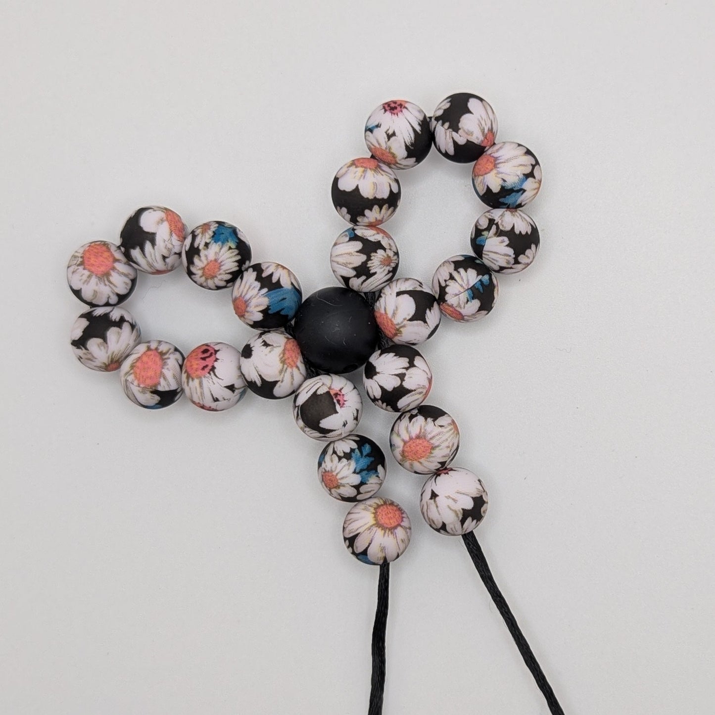 Field of Daisies bow bead kit