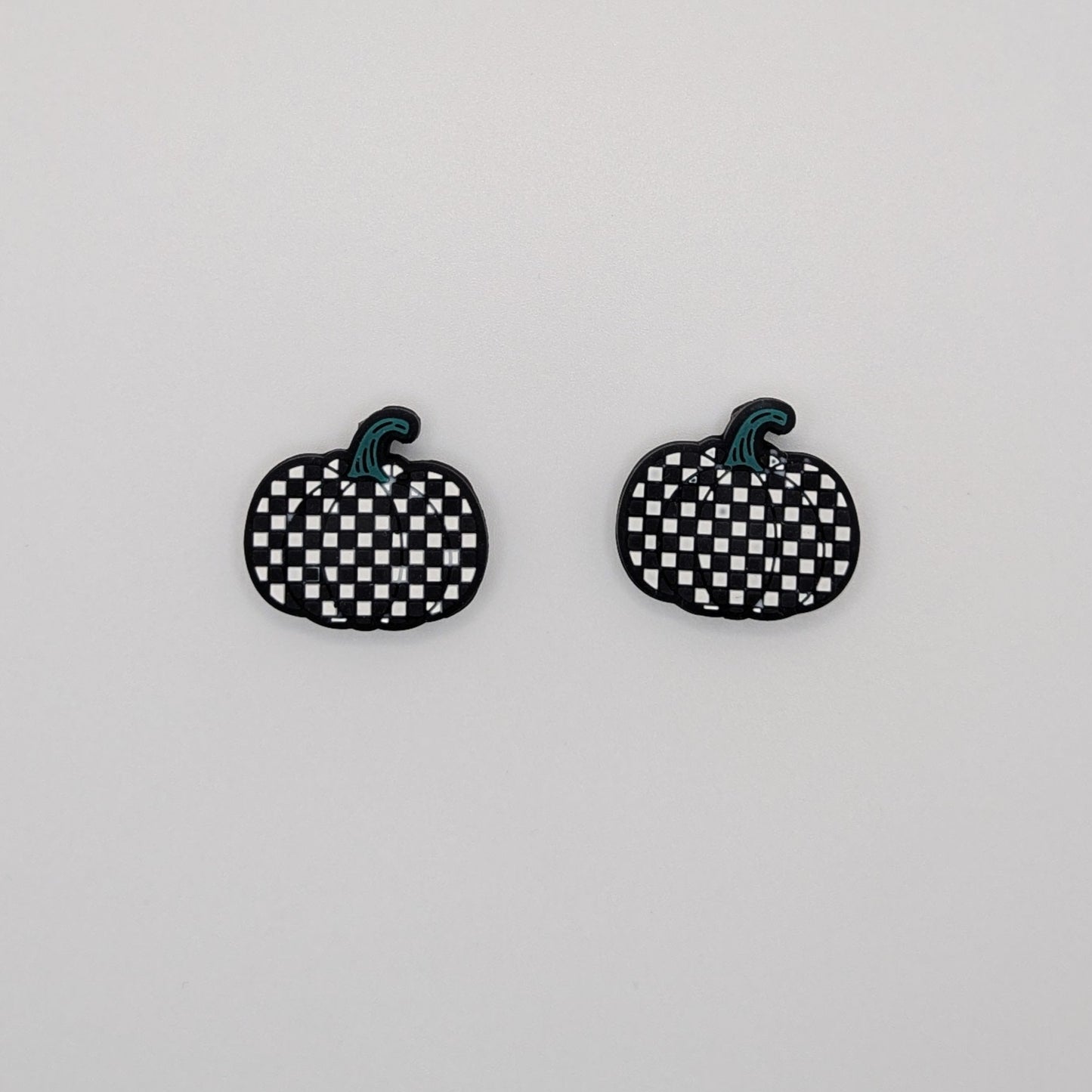 Black Checkered Pumpkin