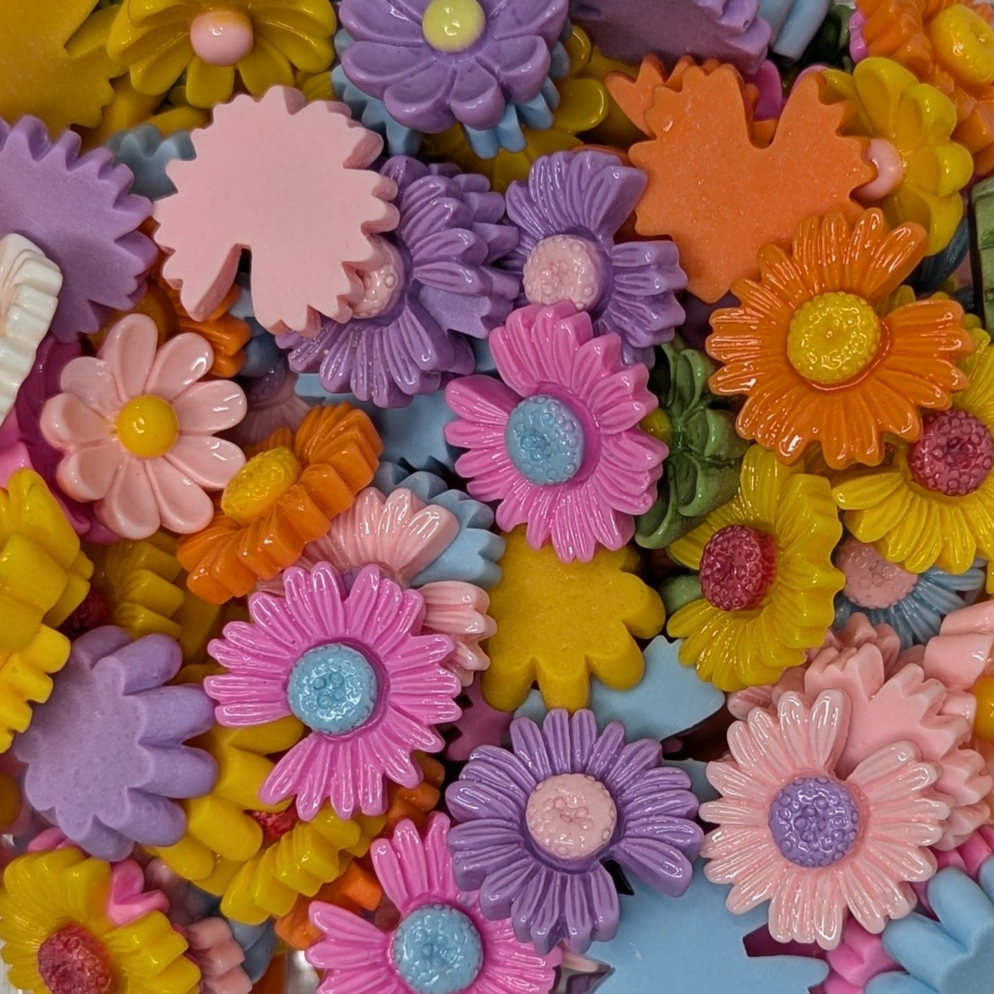 Flower mix flat backs