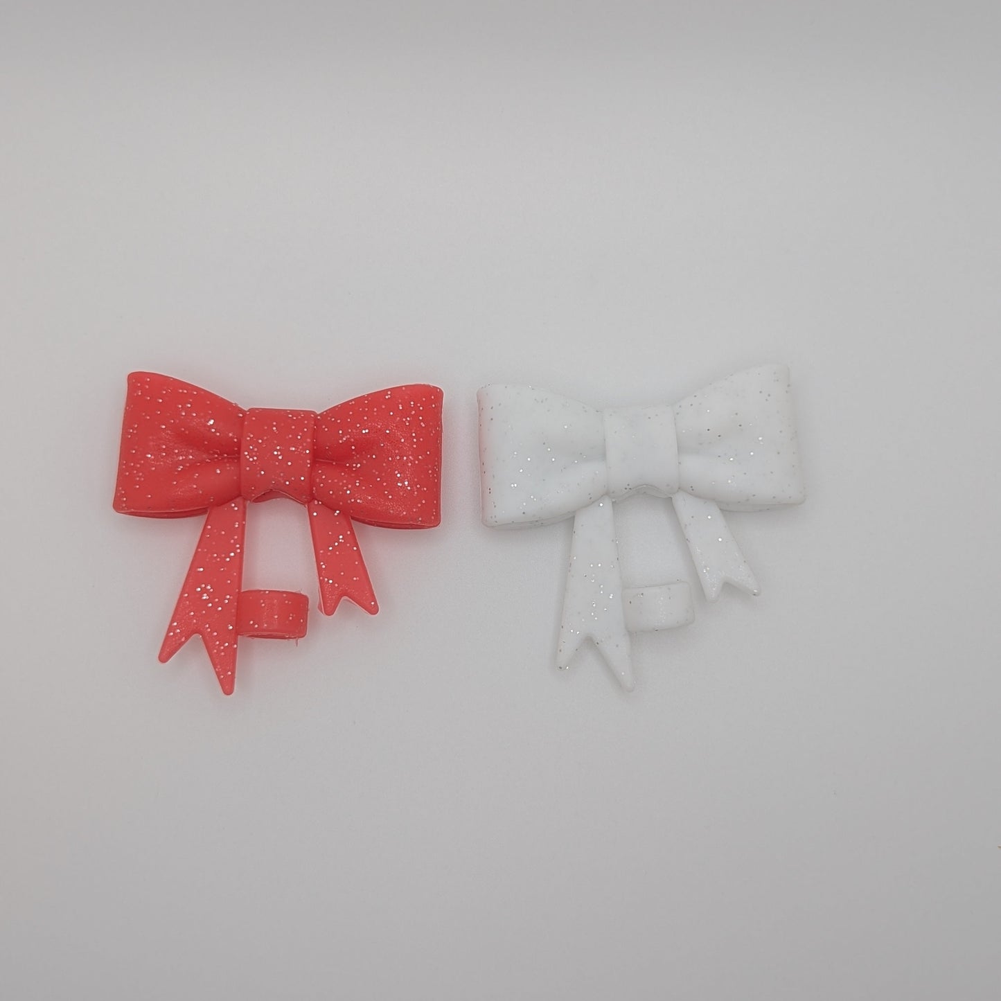 Glitter Bow Straw topper/focal