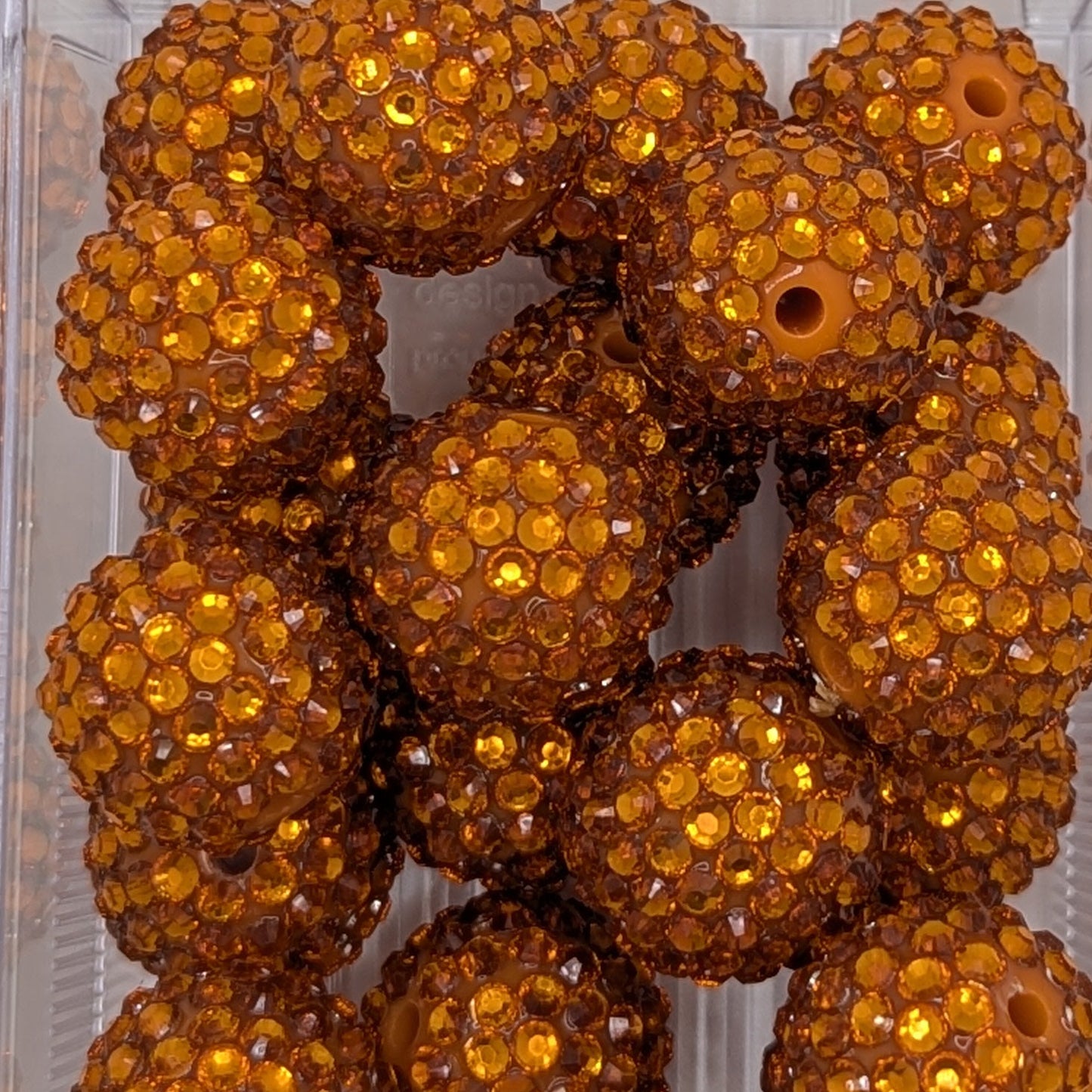 Orange Rhinestone