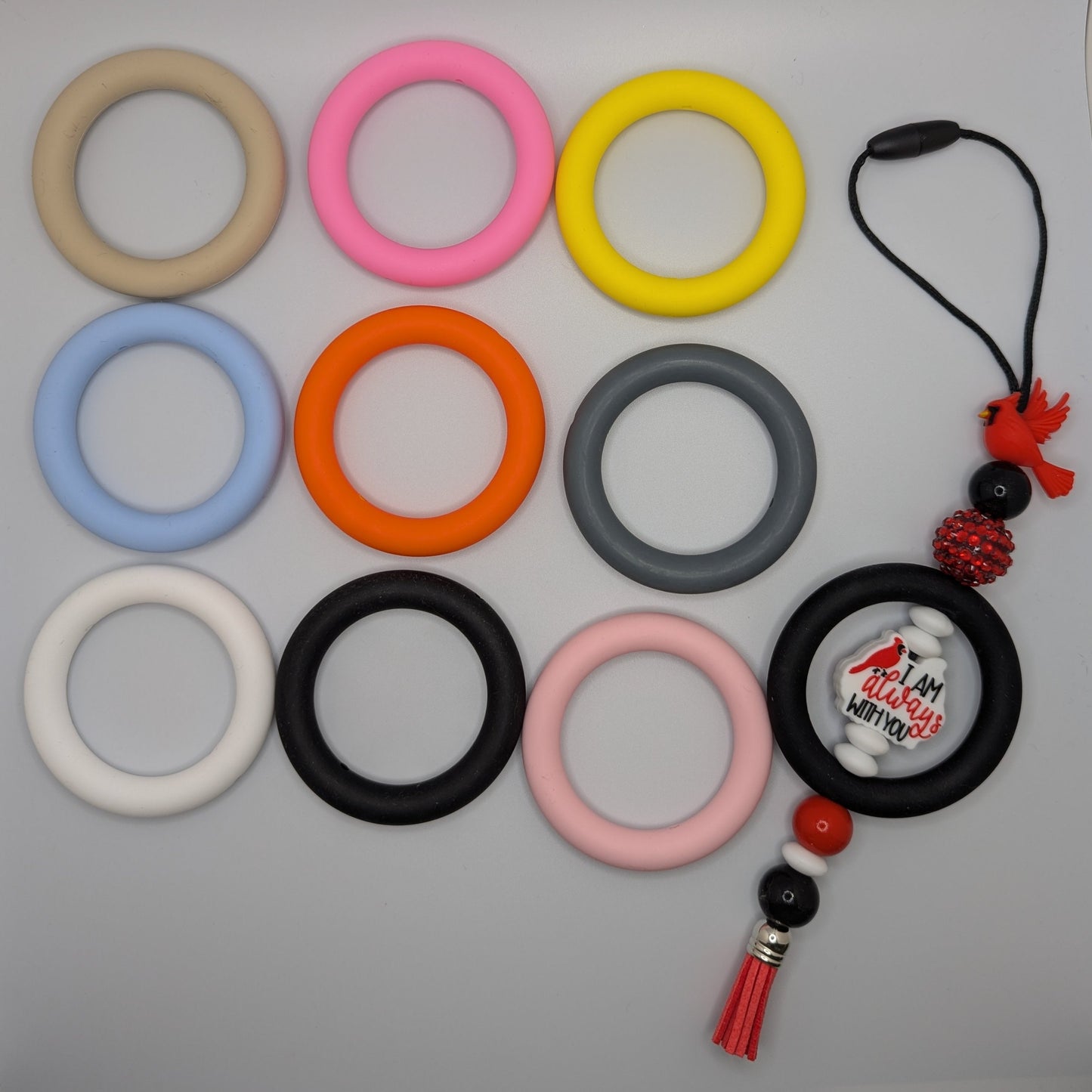 65mm car charm rings