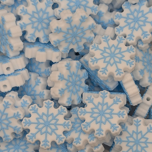 Snowflake focal bead