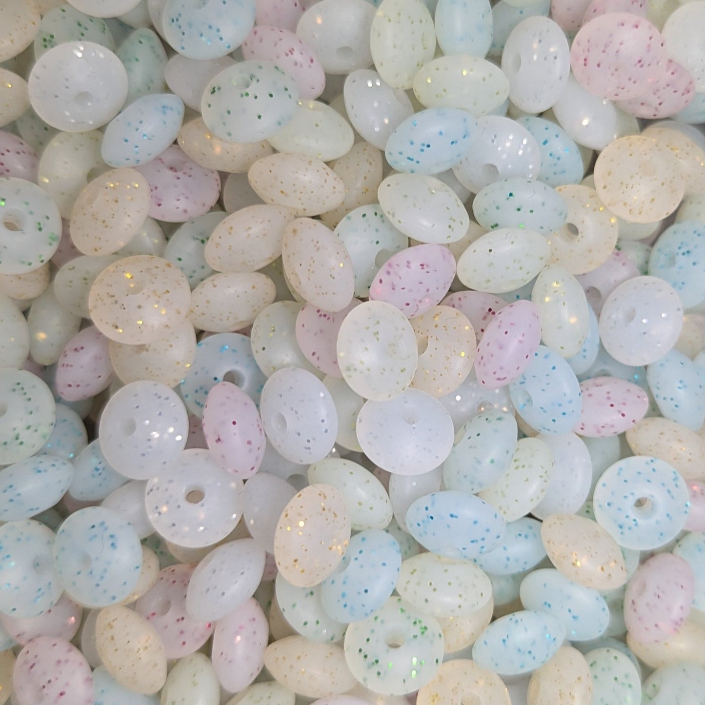 12mm Glitter Silicone Spacers (Bag of 25)
