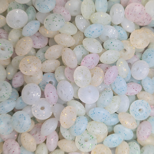 12mm Glitter Silicone Spacers (Bag of 25)
