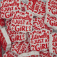 Just a girl focal bead