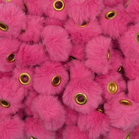 20mm Bright Pink fluffy spacer