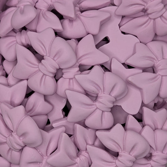 Lilac Bows (set of 10) Cabochons