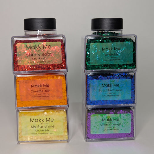 Makk Me a Rainbow - 6 glitter bundle