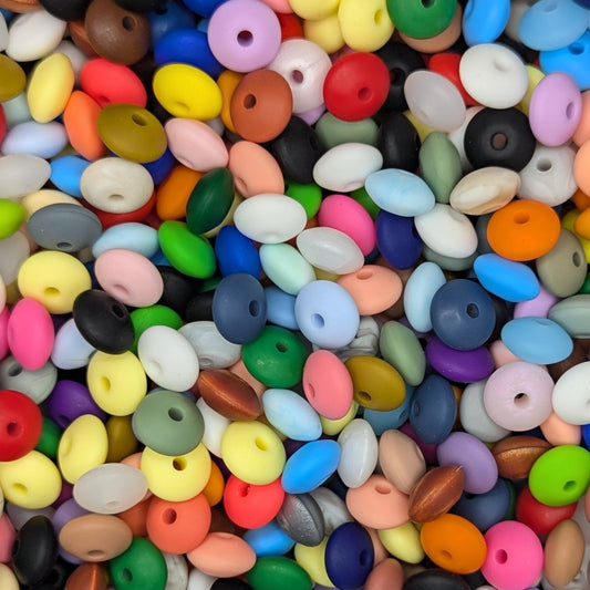 12mm Rainbow Lentil Spacer (bag of 50)