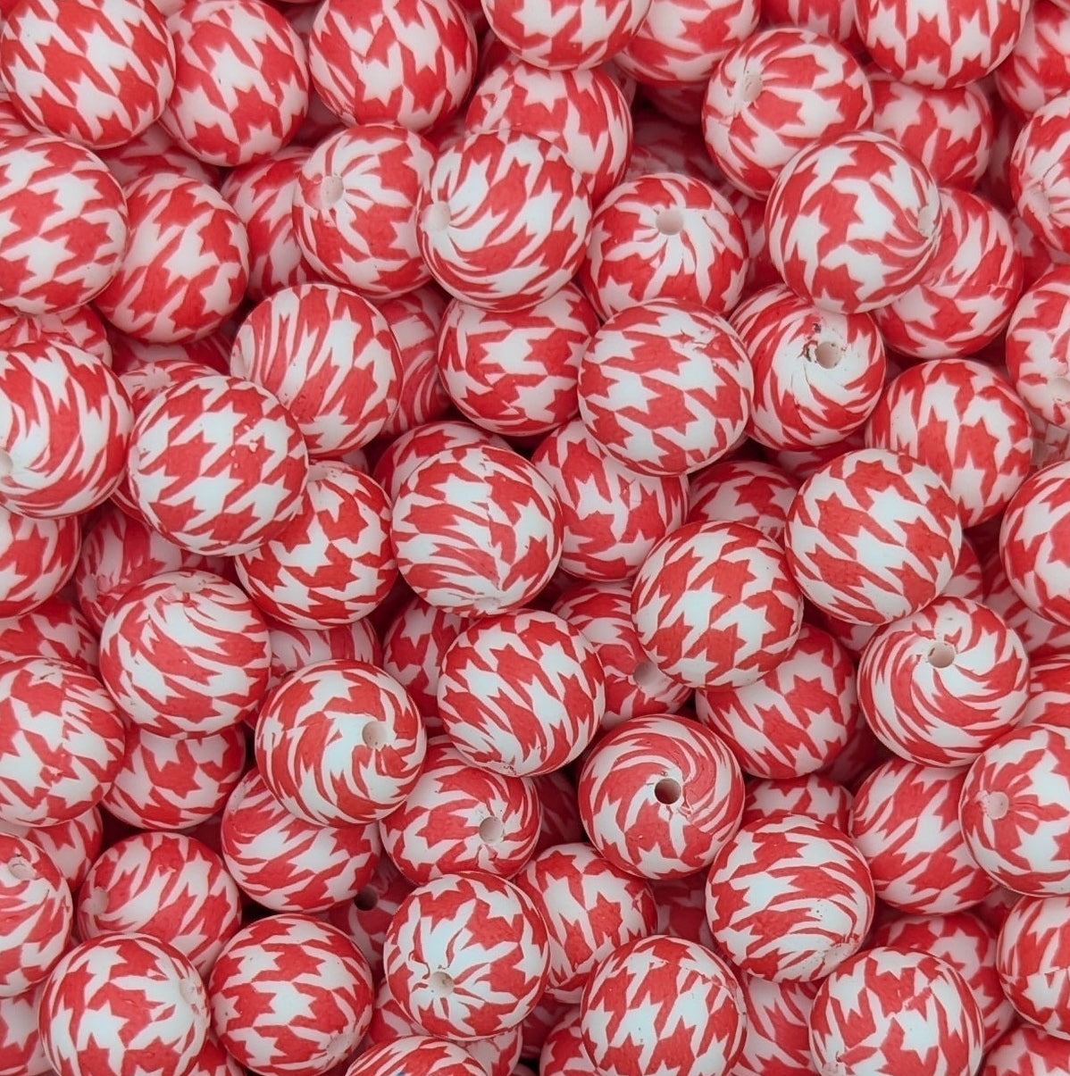 Red Houndstooth