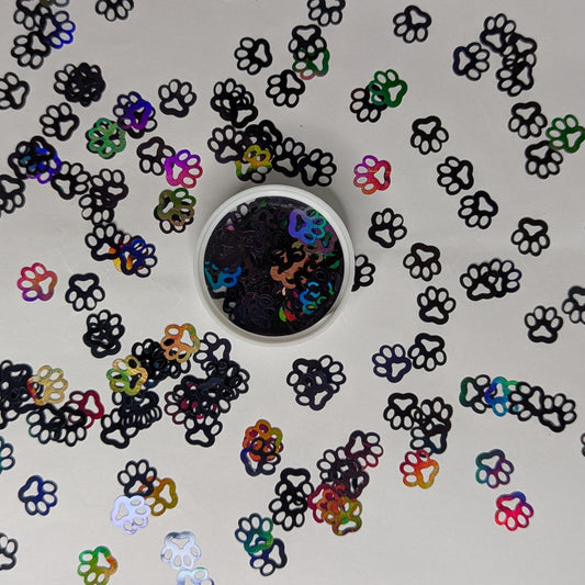 Black Paw Prints