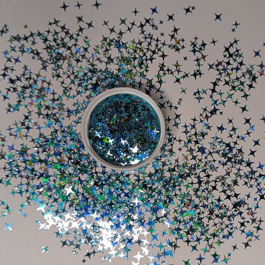Teal Twinkle Stars