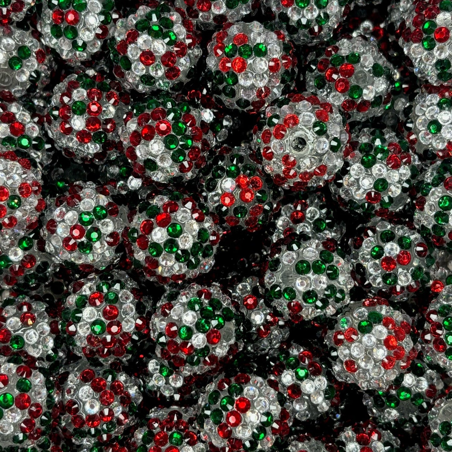Xmas Emerald Rhinestone