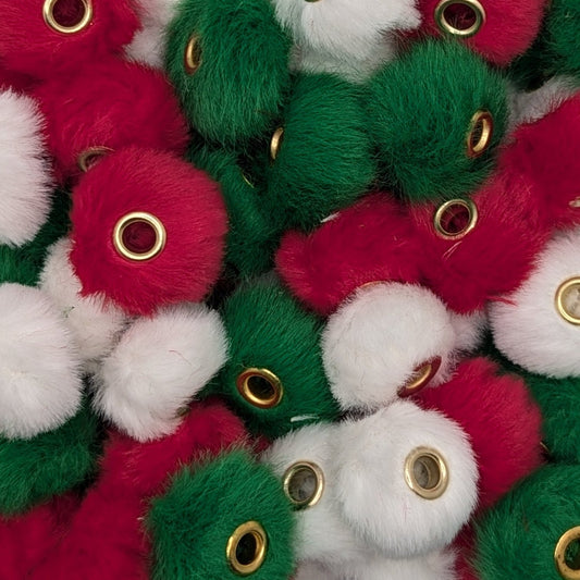 Fluffy Christmas Spacers (bag of 10)
